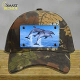 Dolphins Novelty License Plate Hat Cotton / Camoflauge