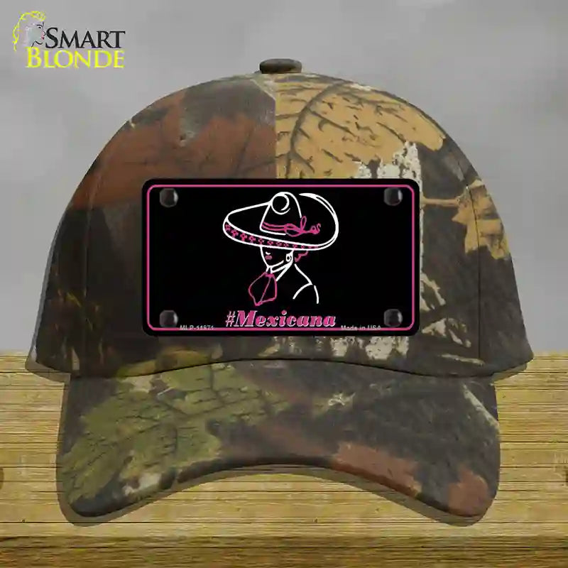 Hashtag Mexicana Novelty License Plate Hat Cotton / Camoflauge