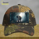 Elephant in the Woods Novelty License Plate Hat Cotton / Camoflauge