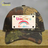 Walk with a Unicorn Novelty License Plate Hat Cotton / Camoflauge