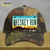 Whiskey Row Arizona Novelty License Plate Hat Cotton / Camoflauge