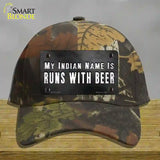 My Indian Name Novelty License Plate Hat Cotton / Camoflauge