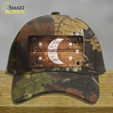 The Moon and Back Novelty License Plate Hat Cotton / Camoflauge