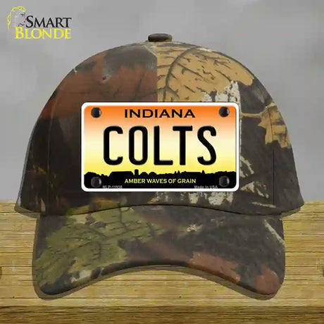 Indiana Colts Novelty License Plate Hat Cotton / Camoflauge