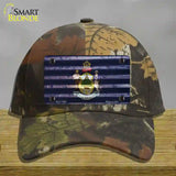 Maine Corrugated Flag Novelty License Plate Hat Cotton / Camoflauge