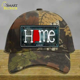 Alabama Home State Outline Novelty License Plate Hat Cotton / Camoflauge