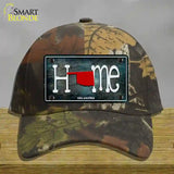 Oklahoma Home State Outline Novelty License Plate Hat Cotton / Camoflauge