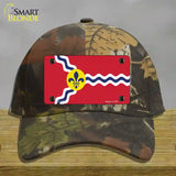 St. Louis State Flag Missouri Novelty License Plate Hat Cotton / Camoflauge