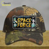 Space Force Novelty License Plate Hat Cotton / Camoflauge