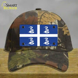 Martinique Flag Novelty License Plate Hat Cotton / Camoflauge