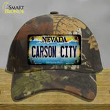 Nevada Carson City Novelty License Plate Hat Cotton / Camoflauge