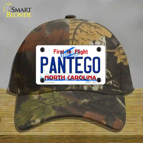 Pantego North Carolina State Novelty License Plate Hat Cotton / Camoflauge