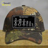 The Ass Family Novelty License Plate Hat Cotton / Camoflauge