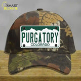 Purgatory Colorado Novelty License Plate Hat Cotton / Camoflauge