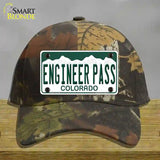 Engineer Pass Colorado Novelty License Plate Hat Cotton / Camoflauge