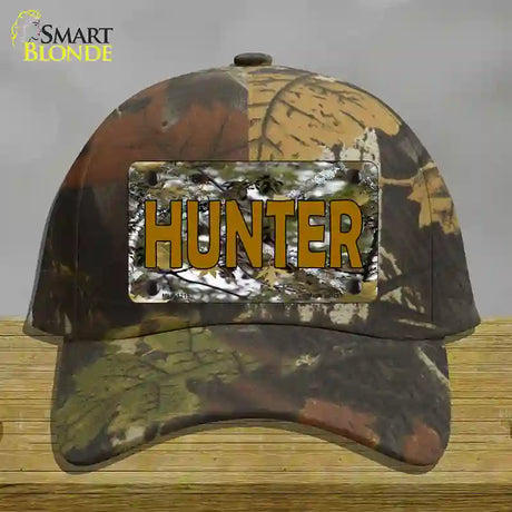 Hunter Camouflage Novelty License Plate Hat Cotton / Camoflauge