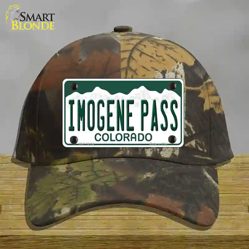 Imogene Pass Colorado Novelty License Plate Hat Cotton / Camoflauge