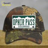 Ophir Pass Colorado Novelty License Plate Hat Cotton / Camoflauge