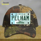 Pelham New Hampshire Novelty License Plate Hat Cotton / Camoflauge