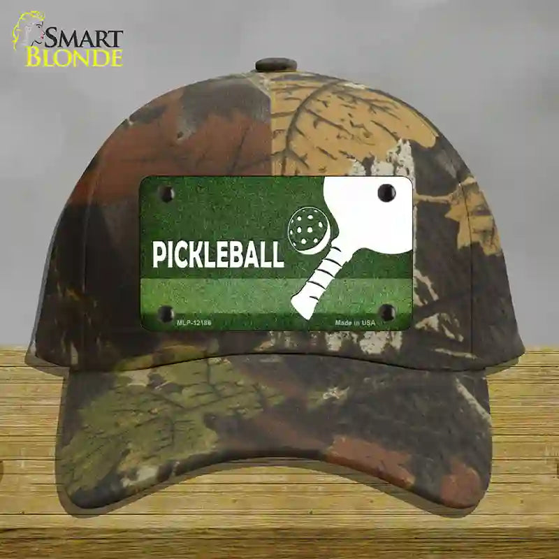 Pickleball Novelty License Plate Hat Cotton / Camoflauge