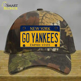 Go Yankees New York Novelty License Plate Hat Cotton / Camoflauge