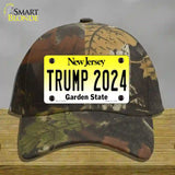 Trump 2024 New Jersey Novelty License Plate Hat Cotton / Camoflauge