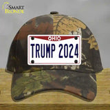 Trump 2024 Ohio Novelty License Plate Hat Cotton / Camoflauge