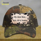 Rich Old And Terminal Novelty License Plate Hat Cotton / Camoflauge