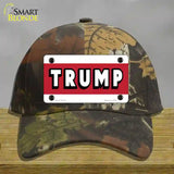 Trump Novelty License Plate Hat Cotton / Camoflauge