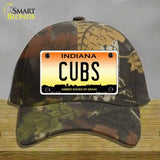 Cubs Indiana Novelty License Plate Hat Cotton / Camoflauge