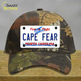 North Carolina Cape Fear Novelty License Plate Hat Cotton / Camoflauge