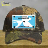 Oklahoma Travel Blank Novelty License Plate Hat Cotton / Camoflauge