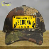 Arizona Sedona Novelty License Plate Hat Cotton / Camoflauge