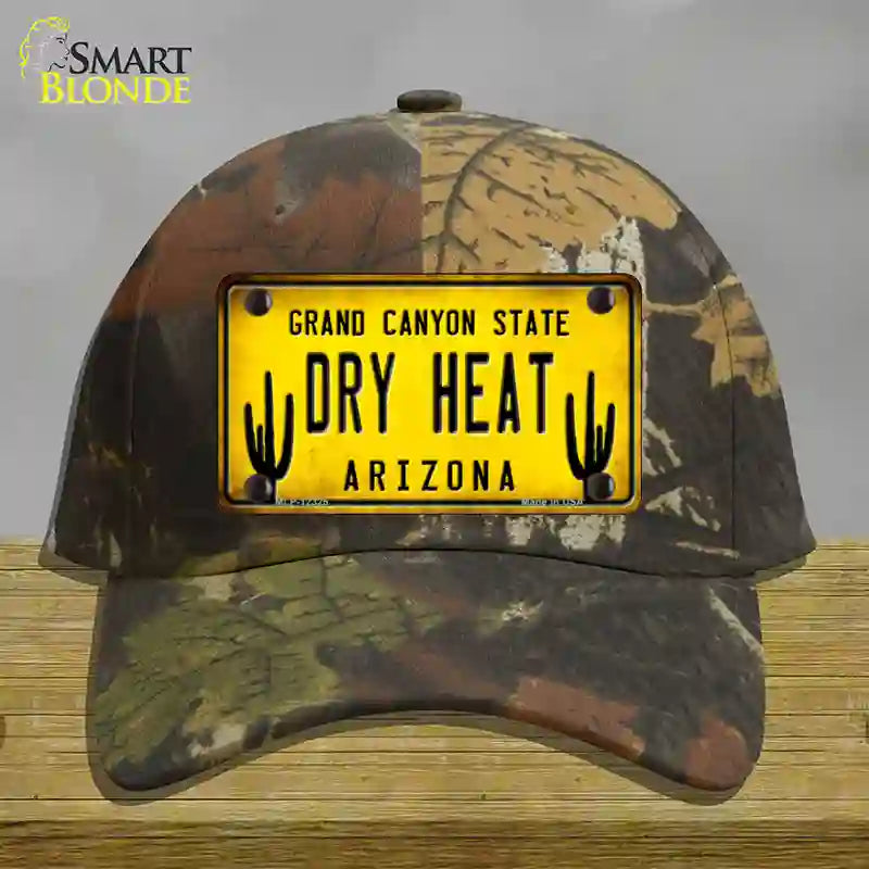 Arizona Dry Heat Novelty License Plate Hat Cotton / Camoflauge