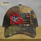 Tennessee/American Flag Novelty License Plate Hat Cotton / Camoflauge