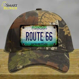 Route 66 Missouri Rusty Novelty License Plate Hat Cotton / Camoflauge