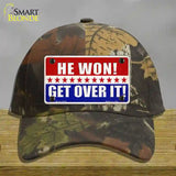 Trump Won Get Over It Novelty License Plate Hat Cotton / Camoflauge