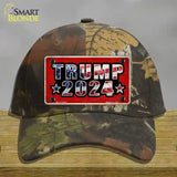 Trump 2024 Flag Novelty License Plate Hat Cotton / Camoflauge