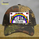 Haleakala Hawaii Novelty License Plate Hat Cotton / Camoflauge