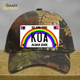 Koa Hawaii Novelty License Plate Hat Cotton / Camoflauge