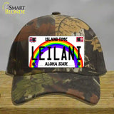 Leilani Hawaii Novelty License Plate Hat Cotton / Camoflauge