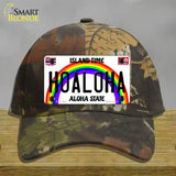 Hoaloha Hawaii Novelty License Plate Hat Cotton / Camoflauge