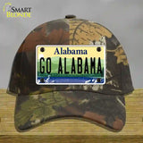 Go Alabama Novelty License Plate Hat Cotton / Camoflauge