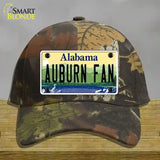 Auburn Fan Novelty License Plate Hat Cotton / Camoflauge