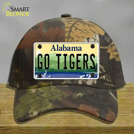 Go Tigers Novelty License Plate Hat Cotton / Camoflauge