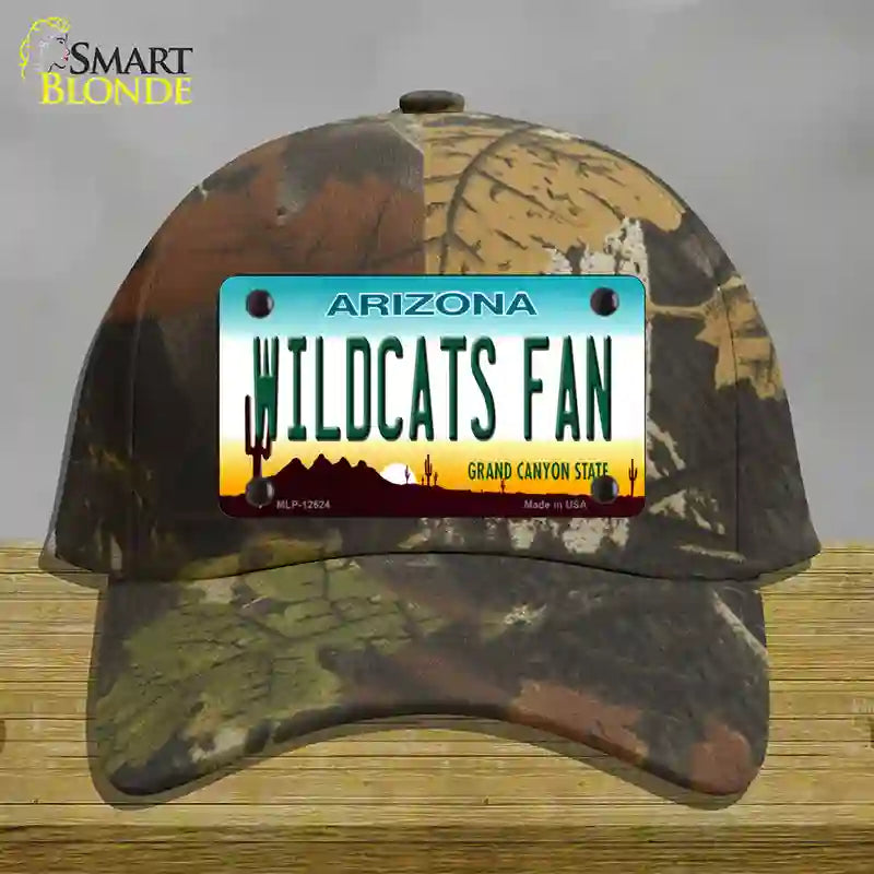 Wildcats Fan Novelty License Plate Hat Cotton / Camoflauge