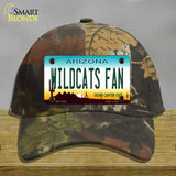 Wildcats Fan Novelty License Plate Hat Cotton / Camoflauge