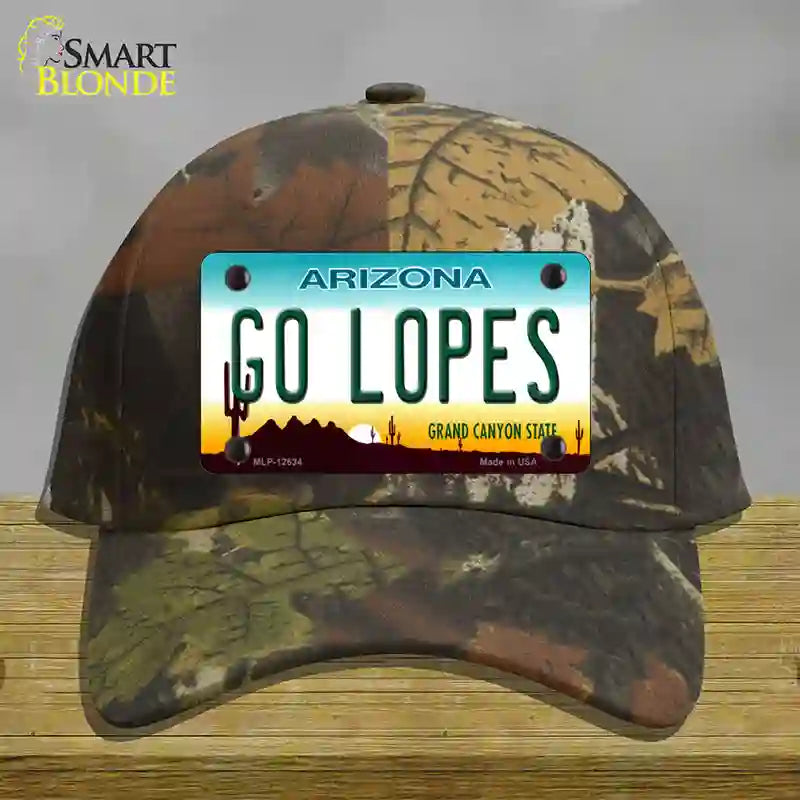 Go Lopes Novelty License Plate Hat Cotton / Camoflauge