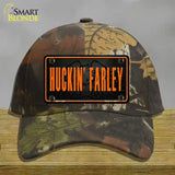 Huckin Farley Novelty License Plate Hat Cotton / Camoflauge