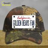 Golden Bears Fan Novelty License Plate Hat Cotton / Camoflauge